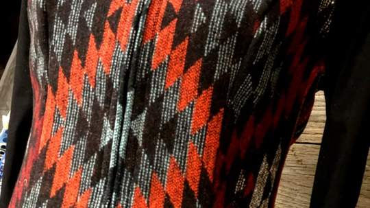 Wool Aztec Vests for Ranch Riding!