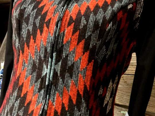 Wool Aztec Vests for Ranch Riding!