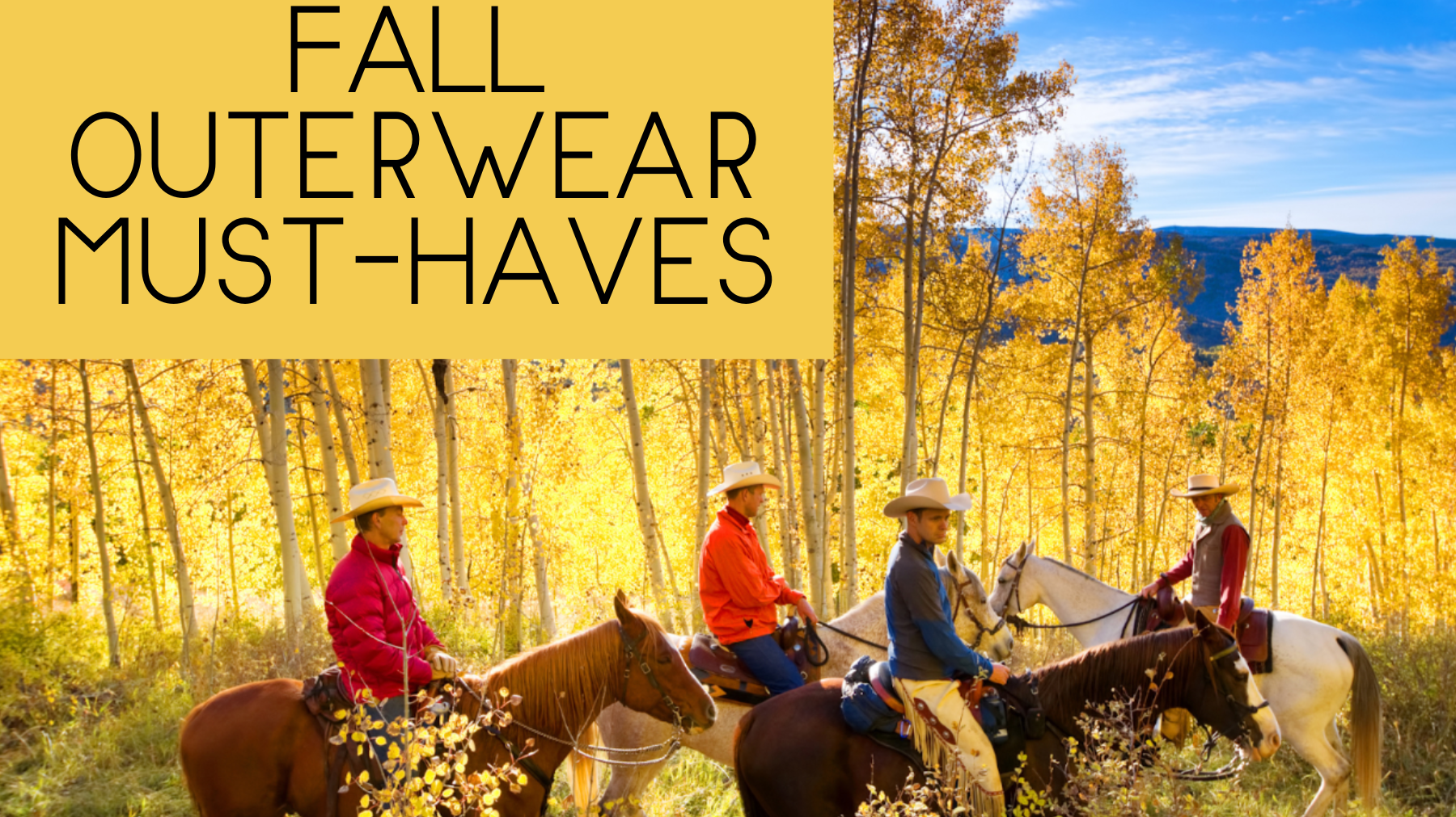 Fall Outerwear Must-Haves for the Barn + Beyond