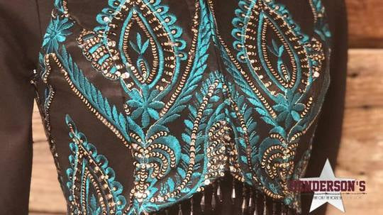 Having way to fun designing Show Clothing Boleros.