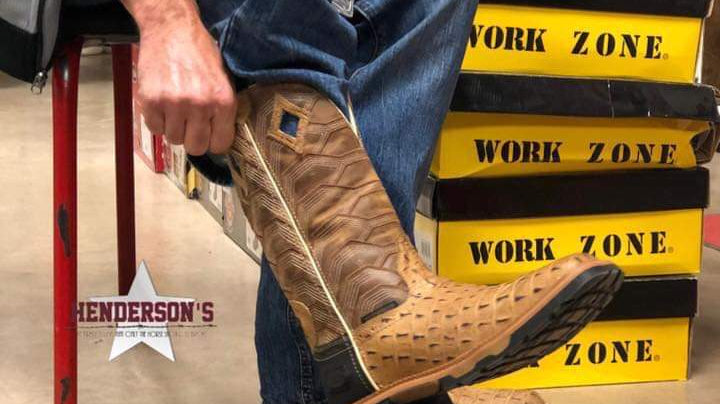 Work boots for our cowboys