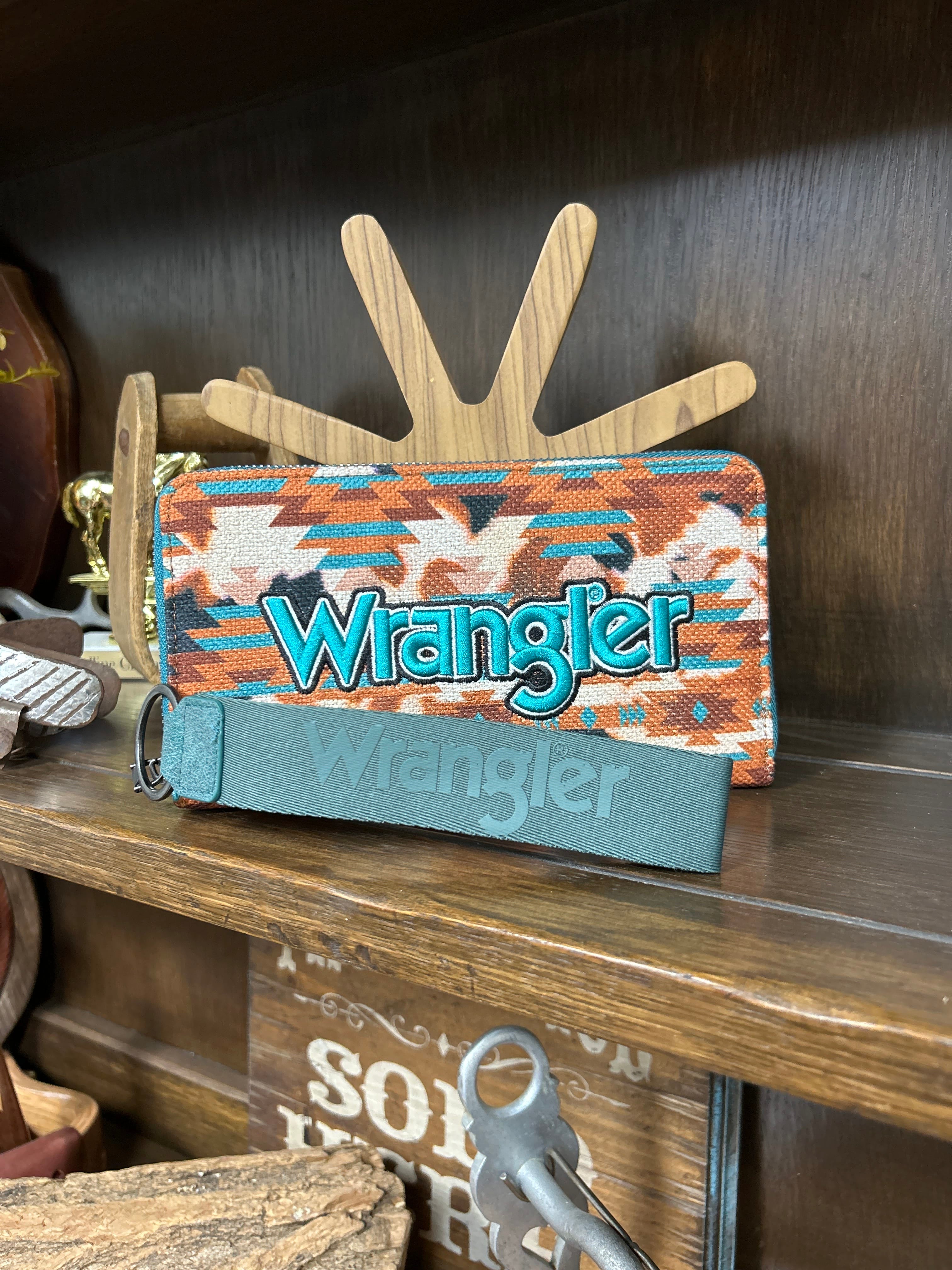 Wrangler Aztec Print Wallet - Henderson's Western Store