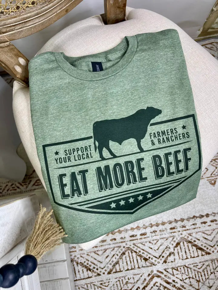 Farmers & Ranchers Eat More Beef Tee - Henderson's Western Store