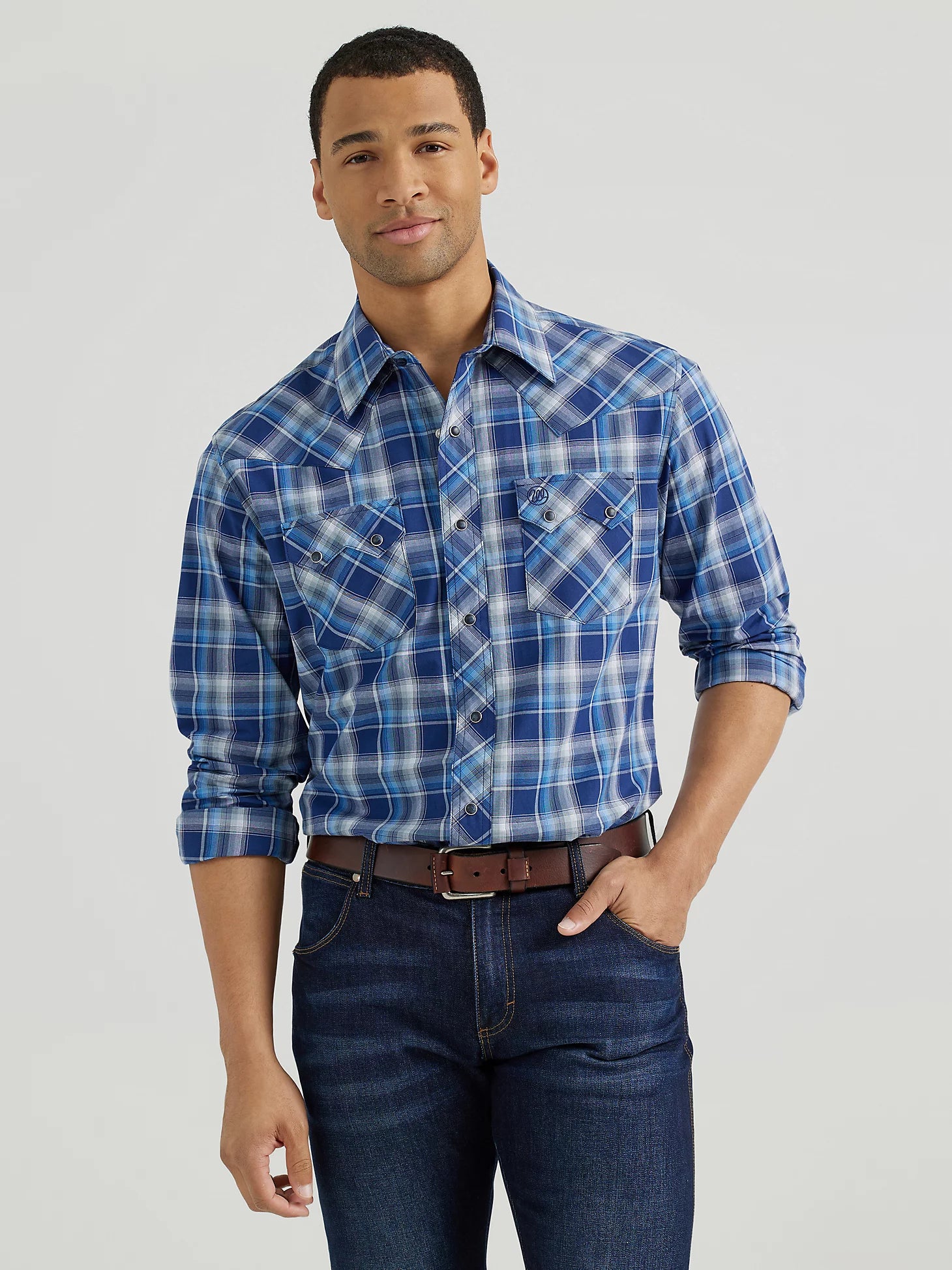 Men's Wrangler Retro Plaid - Henderson's Western Store