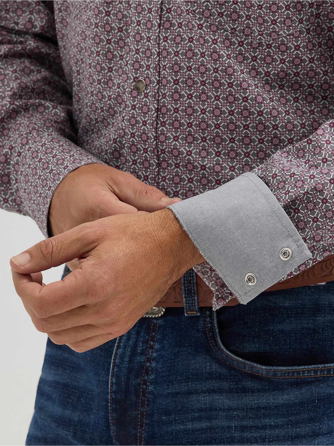 Men's Wrangler 20X Print ~ Smokey Geo - Henderson's Western Store