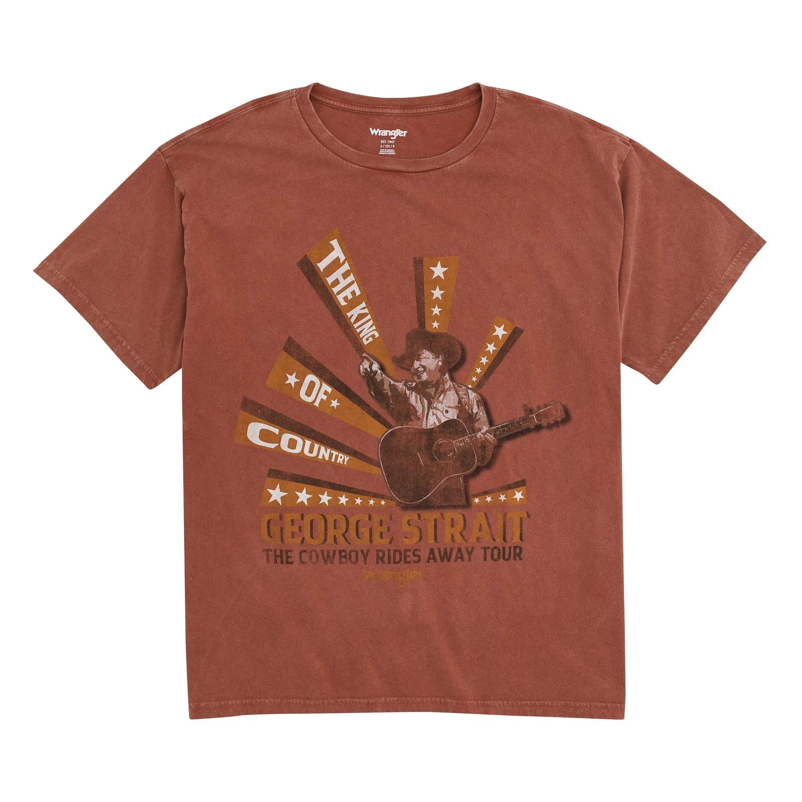 Ladies George Strait Tee by Wrangler - Henderson's Western Store