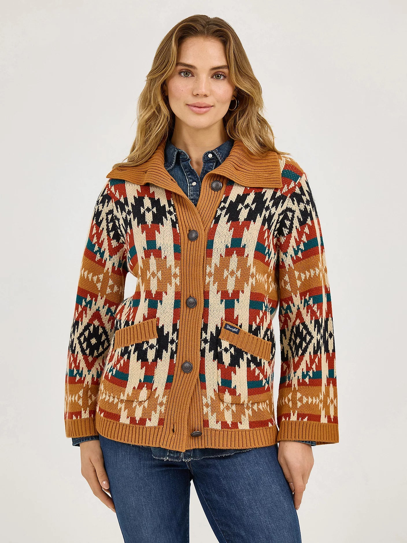Wrangler Retro® Western Cardigan - Henderson's Western Store