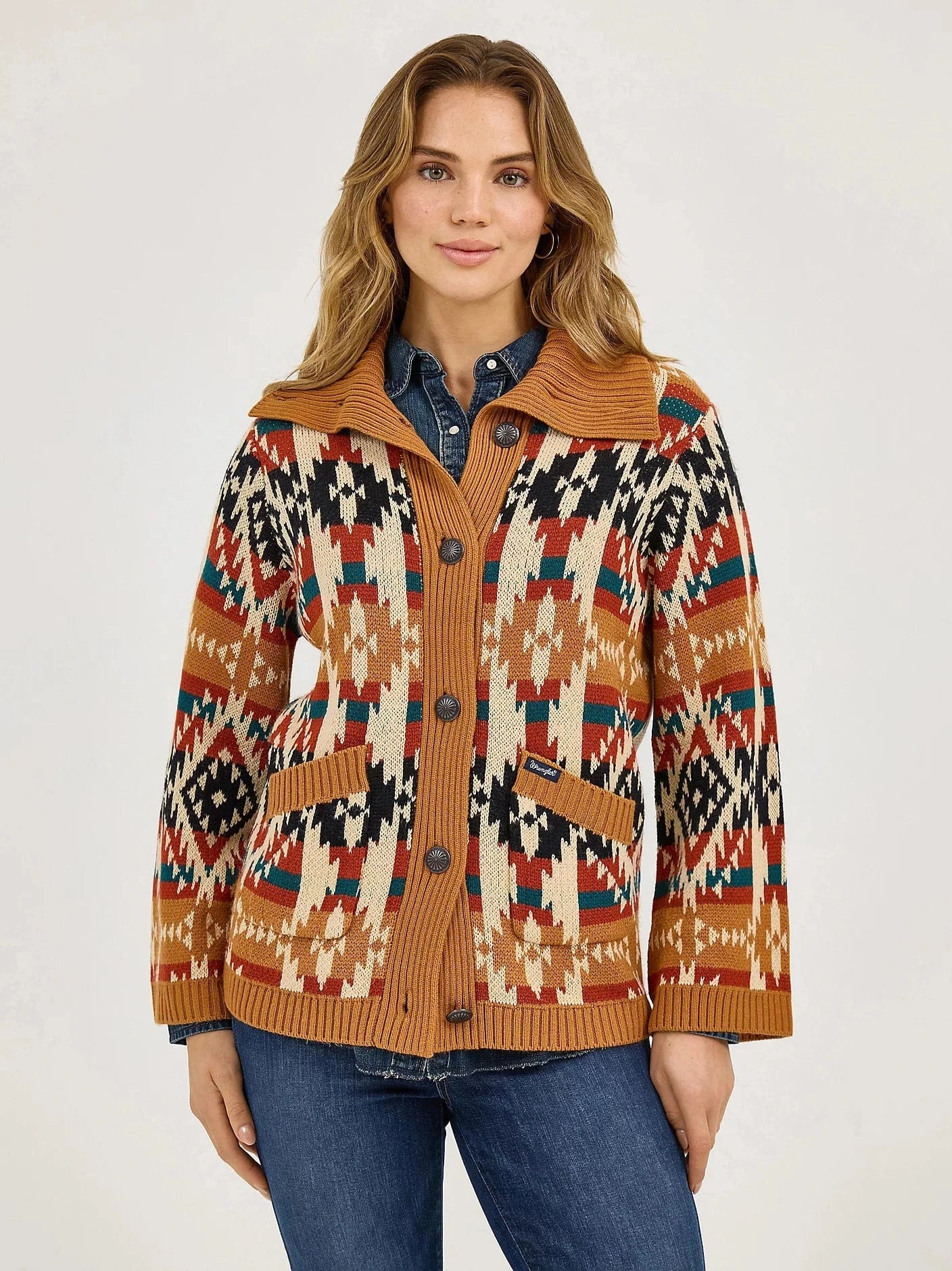 Wrangler Retro® Western Cardigan - Henderson's Western Store