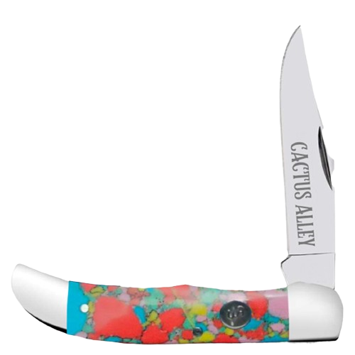 Cactus Alley Knife ~ Mini Hunter ~ Fiesta - Henderson's Western Store