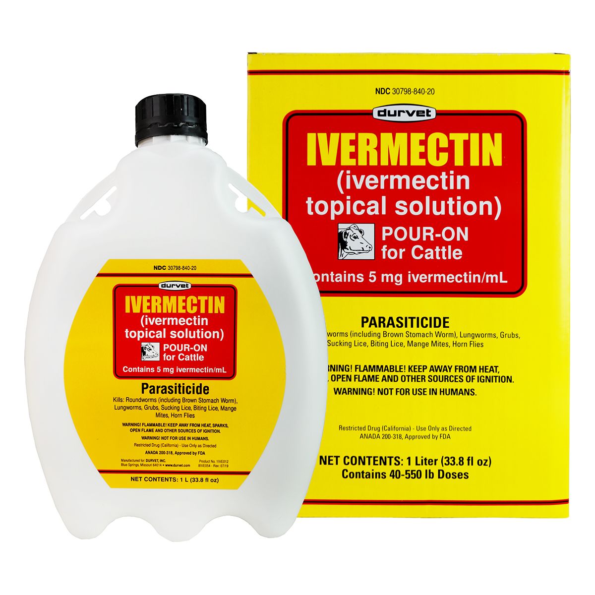 Ivermectin Pour-On Dewormer for Cattle - Henderson's Western Store