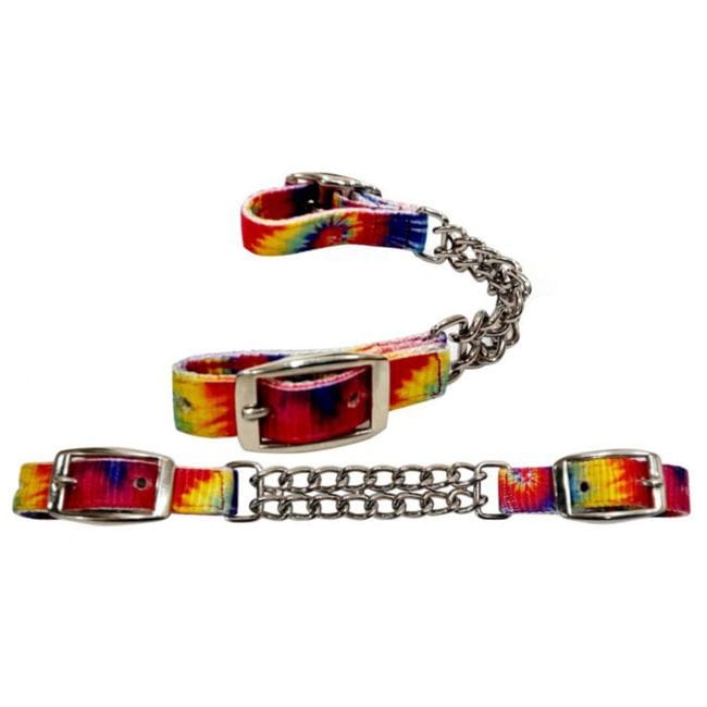 Nylon Curb Strap ~ Tie-Dye - Henderson's Western Store