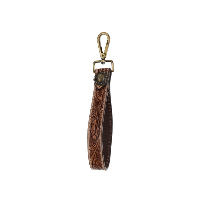 Leather Key Chain ~ Copper Canopy - Henderson's Western Store