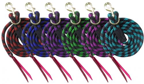 2 Tone Nylon Braided Lead 8' - Henderson's Western Store