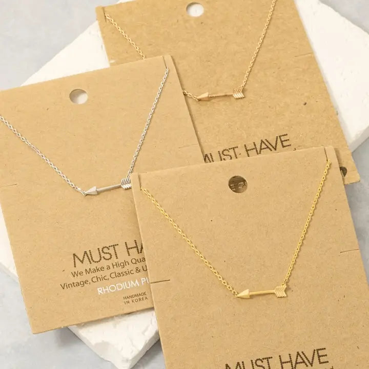 Dainty Arrow Pendant Necklace - Henderson's Western Store