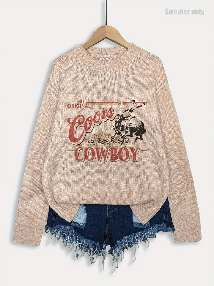 Western Vintage Coors Cowboy Sweater - Henderson's Western Store