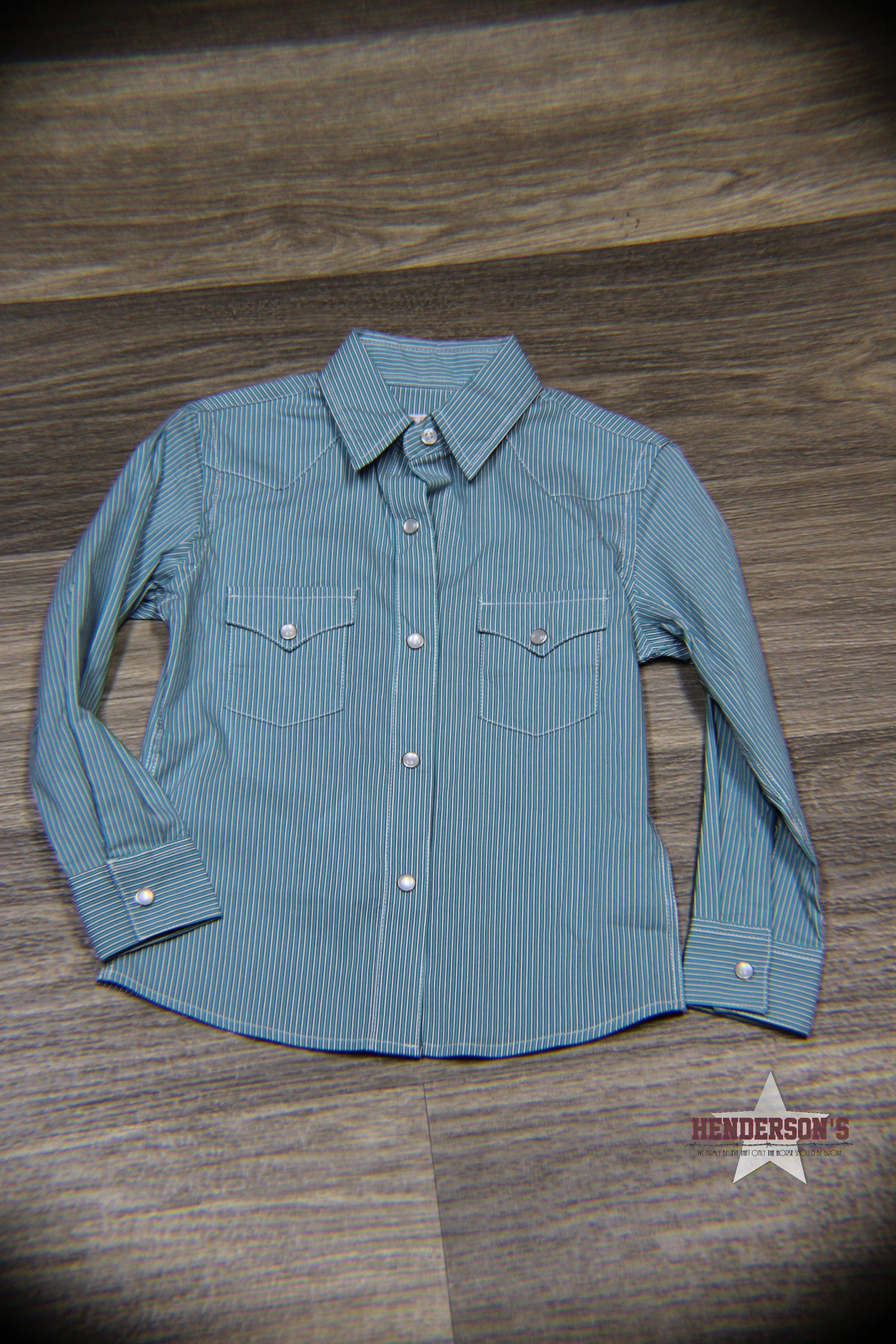 Girls Striped Shirt by Panhandle - Henderson's Western Store