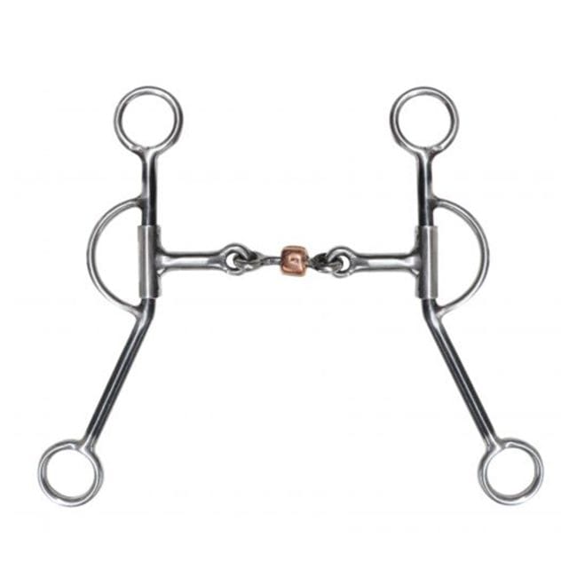 SS Training Snaffle W/Copper Dog Bone - Henderson's Western Store