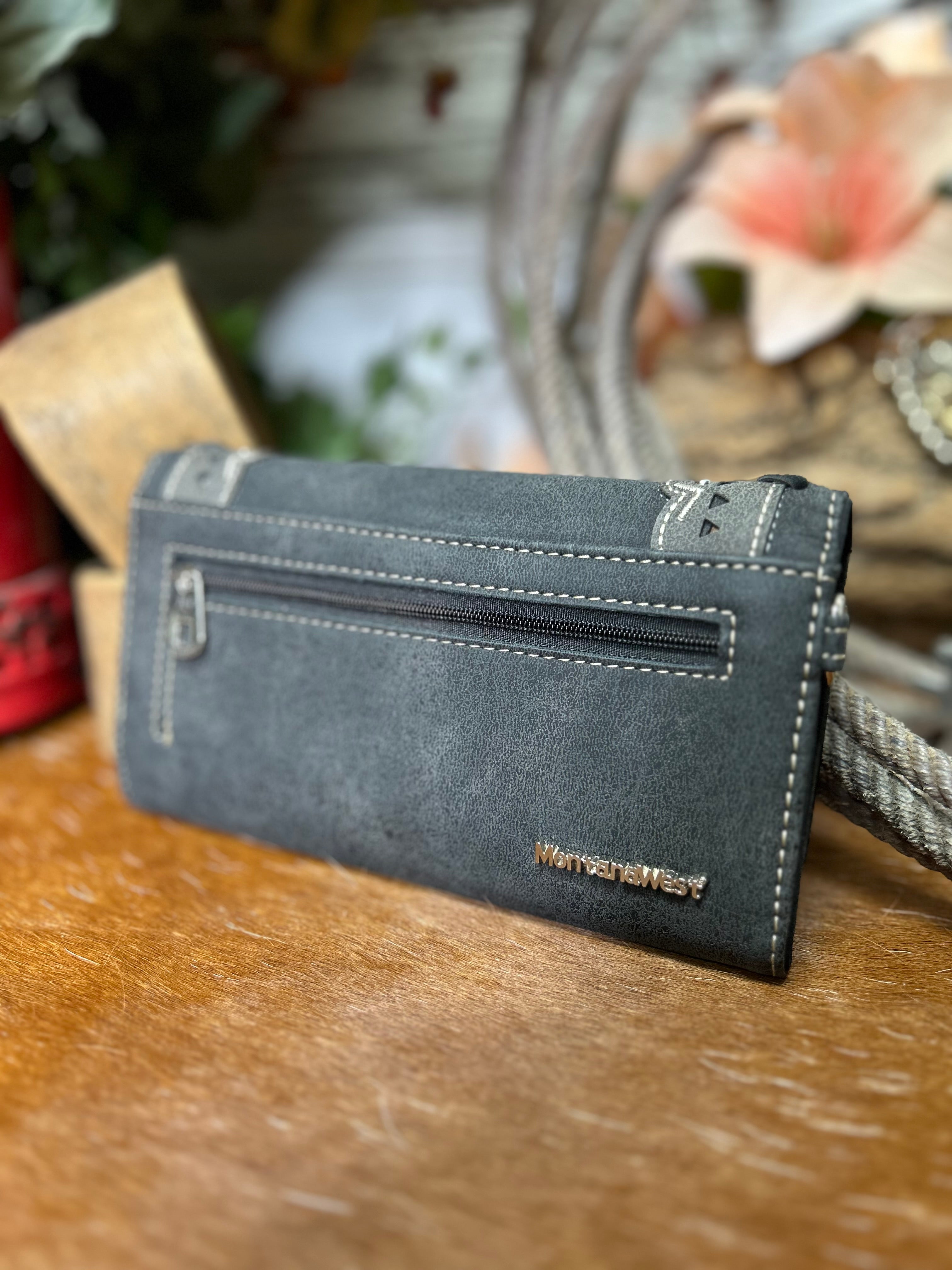 MW Cut Out Wallet ~ Black - Henderson's Western Store