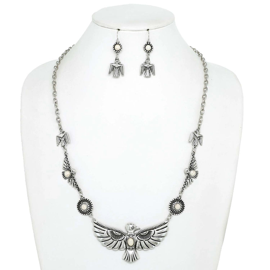 Western Thunderbird Stone Necklace Set - Henderson's Western Store
