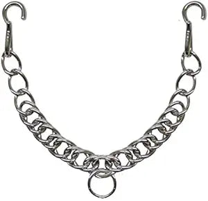 Curb Chain & Hooks 12" Stainless Steel - Henderson's Western Store