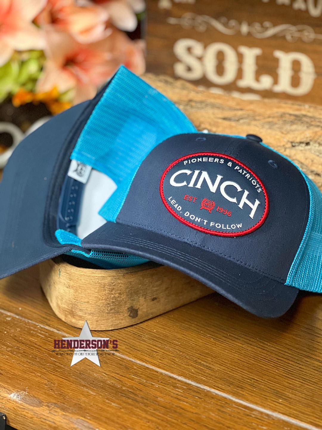 Cinch Ball Cap ~ Blue - Henderson's Western Store