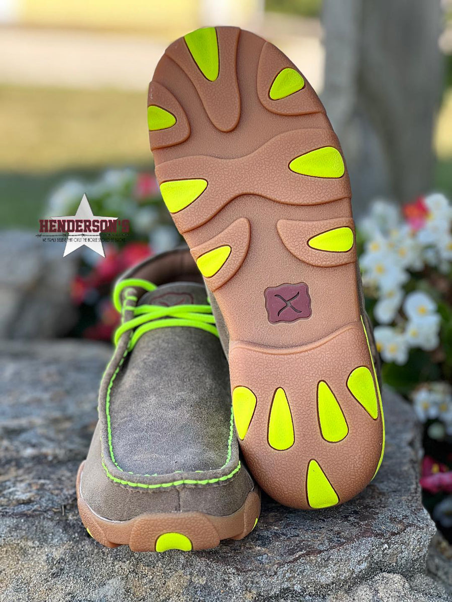 Men's Chukka Driving Moc Neon Yellow Henderson's Western Store