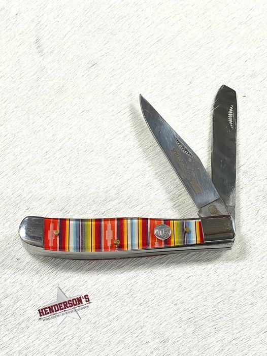 Whiskey Bent Knife ~ Trapper ~ Serape Sunrise - Henderson's Western Store