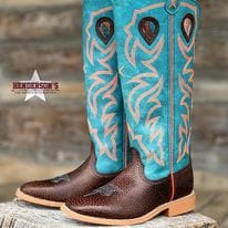 Youth Buckaroo Boots by Twisted X ~ Teal - Henderson's Western Store