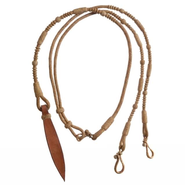 Rawhide Braided Romal Reins - Henderson's Western Store