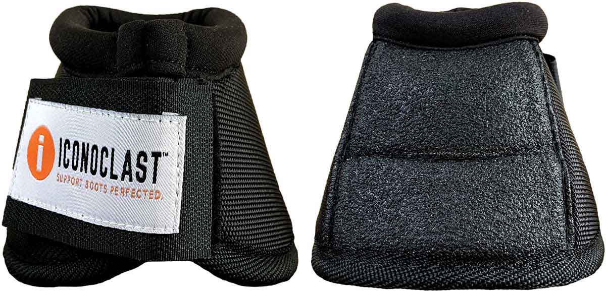 Iconoclast Horse Bell Boots ~ Black - Henderson's Western Store