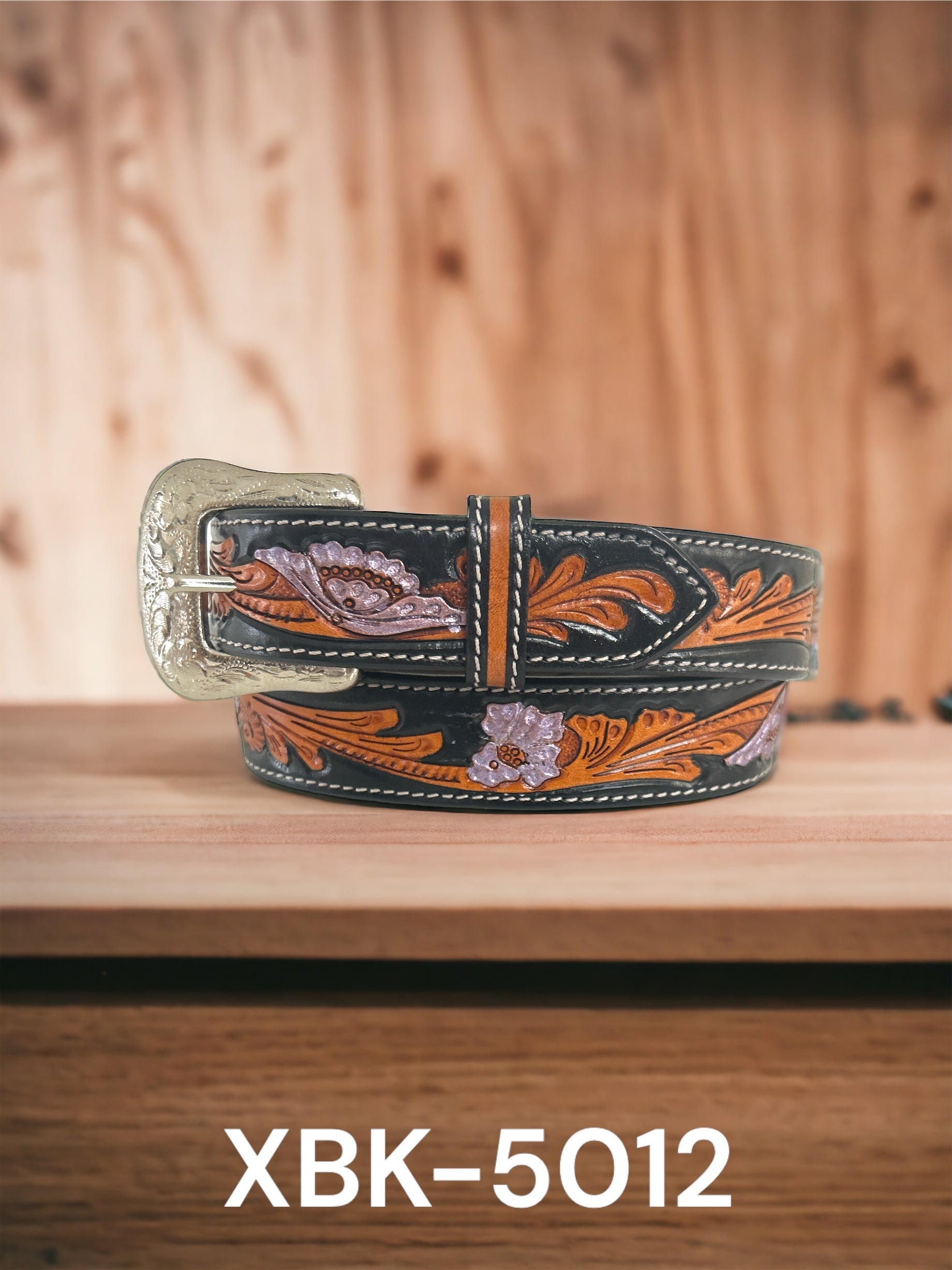 Twisted X Floral Kid's Belt - Henderson's Western Store