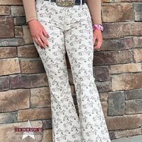 Desert Print Button Flare by Rock & Roll ~ Natural - Henderson's Western Store