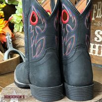 Bowline Junior by Justin ~ Black - Henderson's Western Store