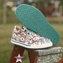 Hooey Lopers by Twisted X ~ Beige Aztec - Henderson's Western Store
