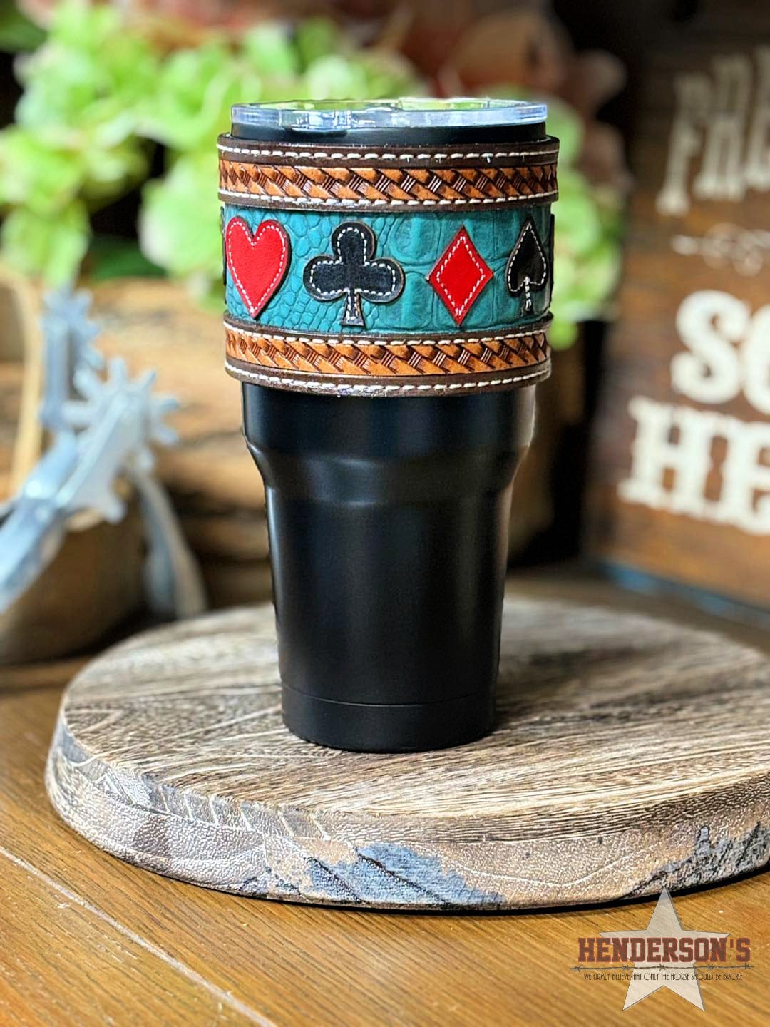 30 oz Tumbler ~ Playing Cards - Henderson's Western Store