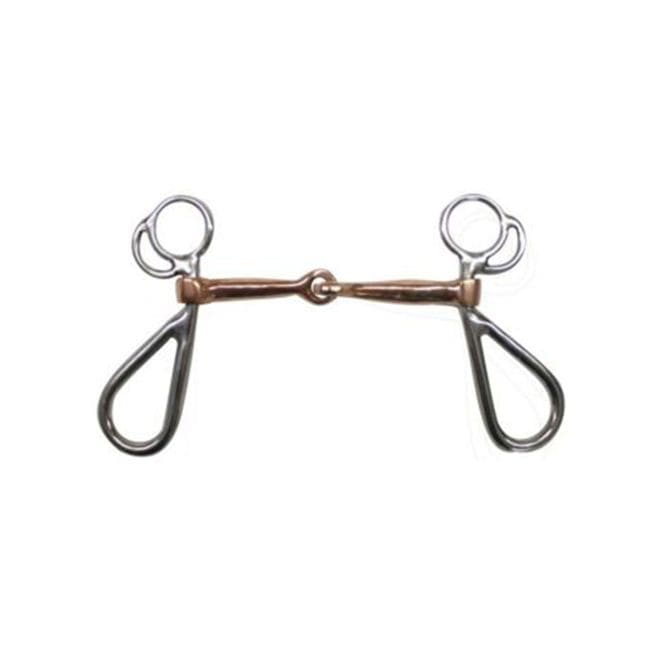 SS Snaffle Bit W/5" Copper Mouth - Henderson's Western Store