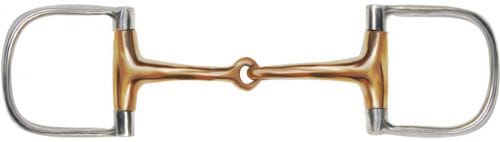 Dee Ring Snaffle W/Broken Copper Mouth - Henderson's Western Store