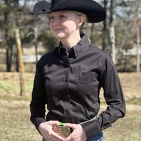 Ladies Rock & Roll Solid ~ Black - Henderson's Western Store