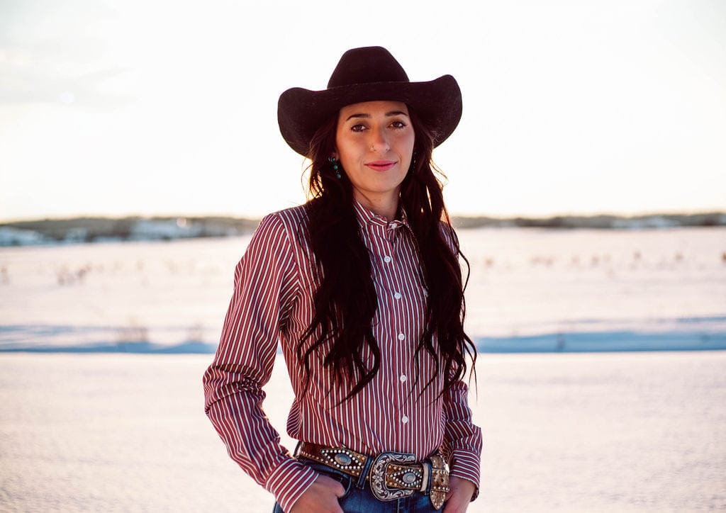 Ladies Striped Cinch ~ Red - Henderson's Western Store