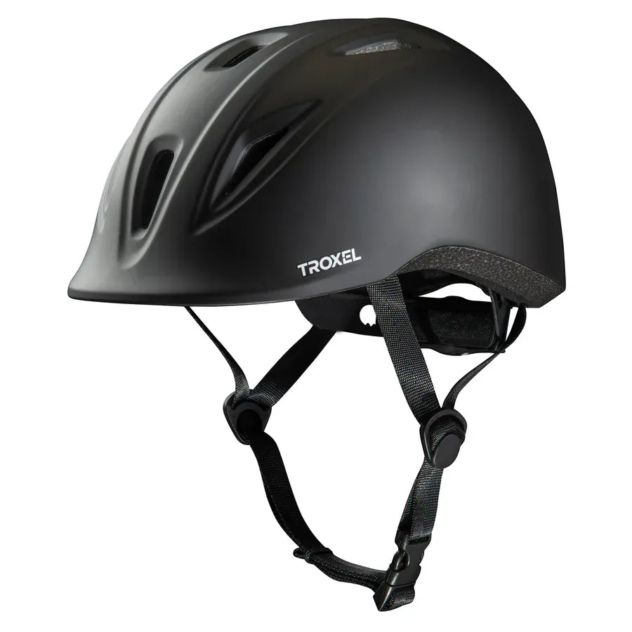 Youngster Troxel Helmet ~ Black Duratec - Henderson's Western Store