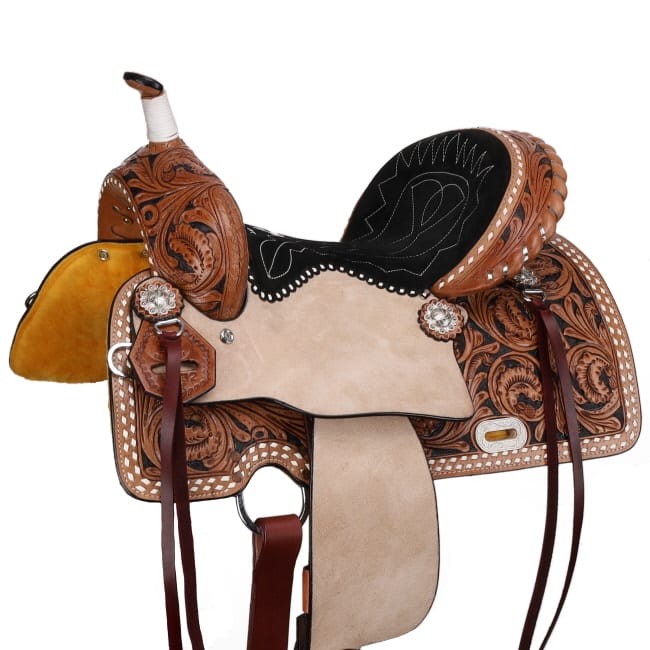 Double T Classic Stitch Wild Bloom Barrel - Henderson's Western Store