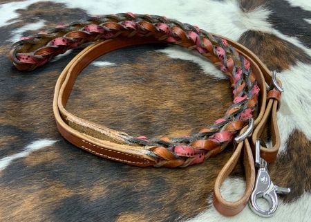 Braided Contest Reins W/Buckle - Henderson's Western Store