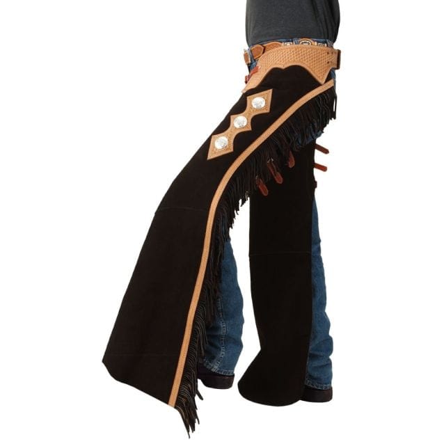 Suede Leather Cutting Chaps - Henderson's Western Store
