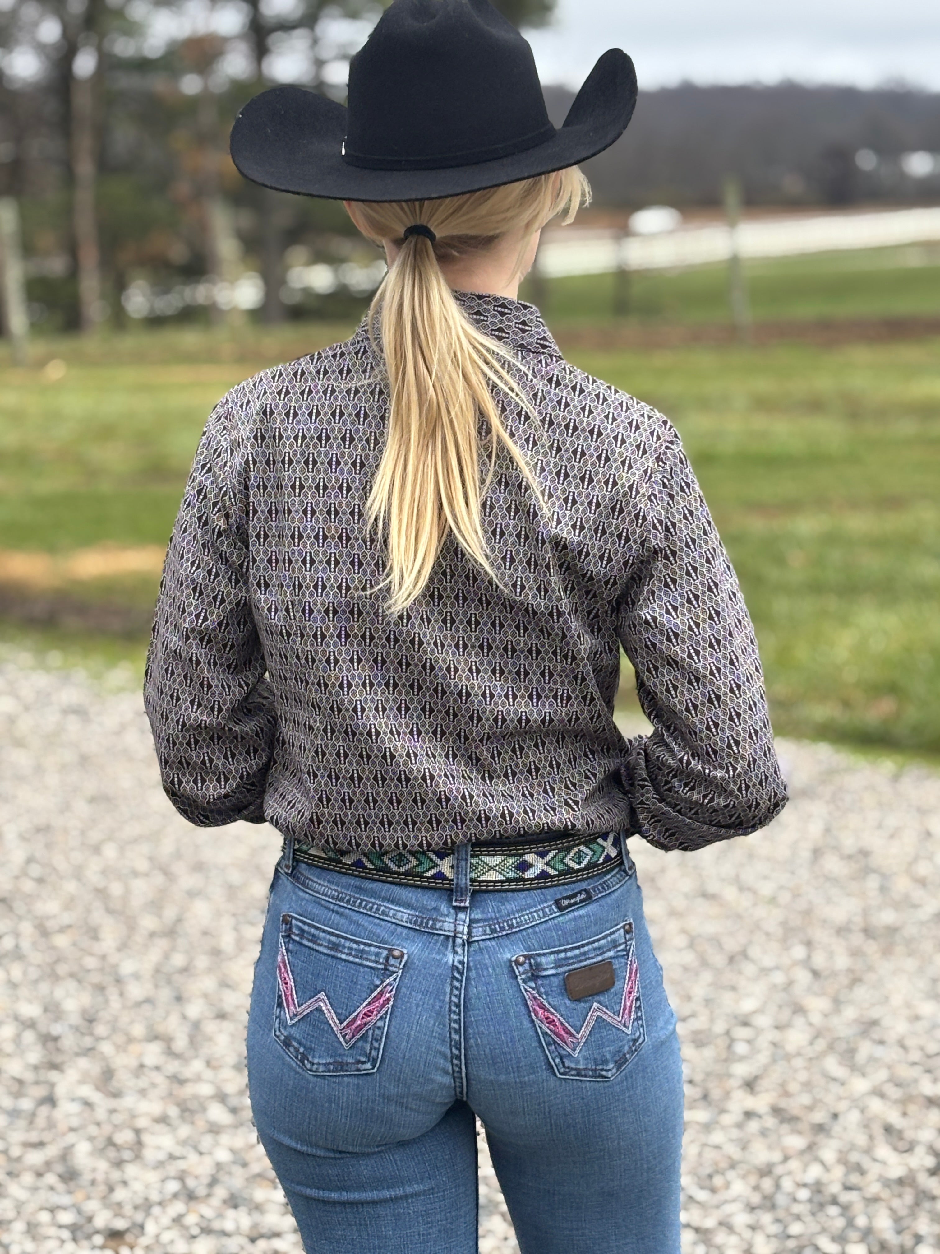 Ladies Cinch ~ Brown Geo - Henderson's Western Store