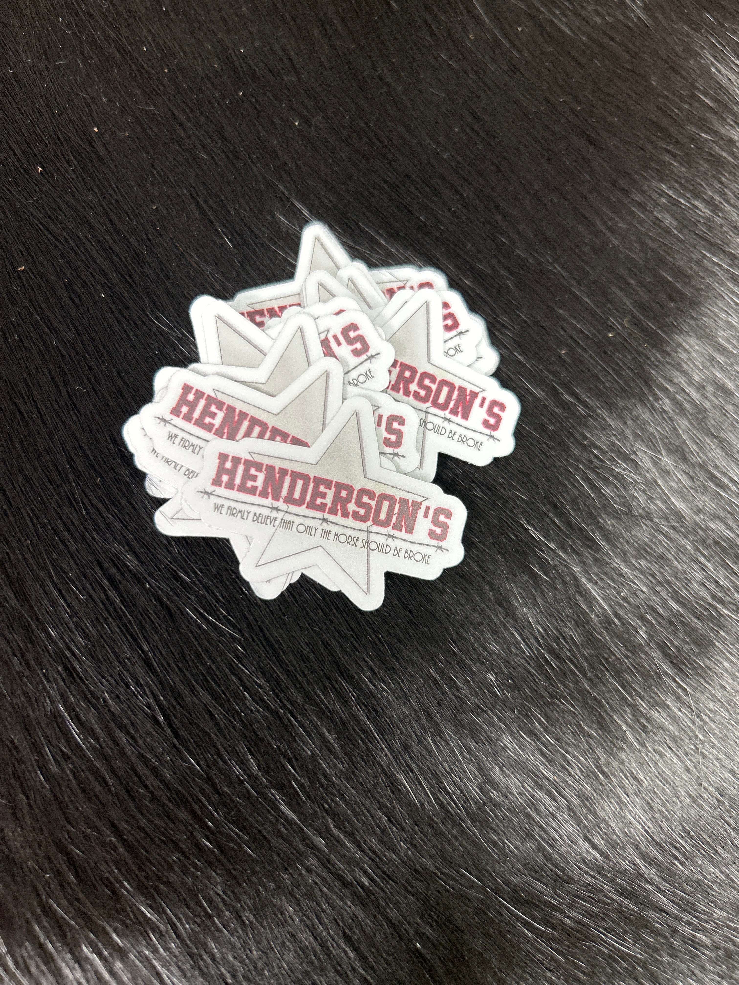 Henderson's Star Sticker - Henderson's Western Store