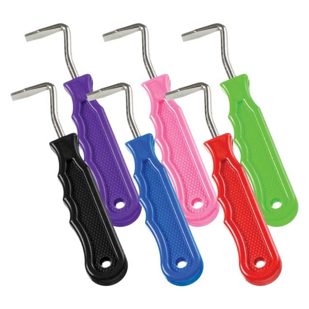 Tough1 Metal Hoof Pick with Easy Grip Handle - Henderson's Western Store