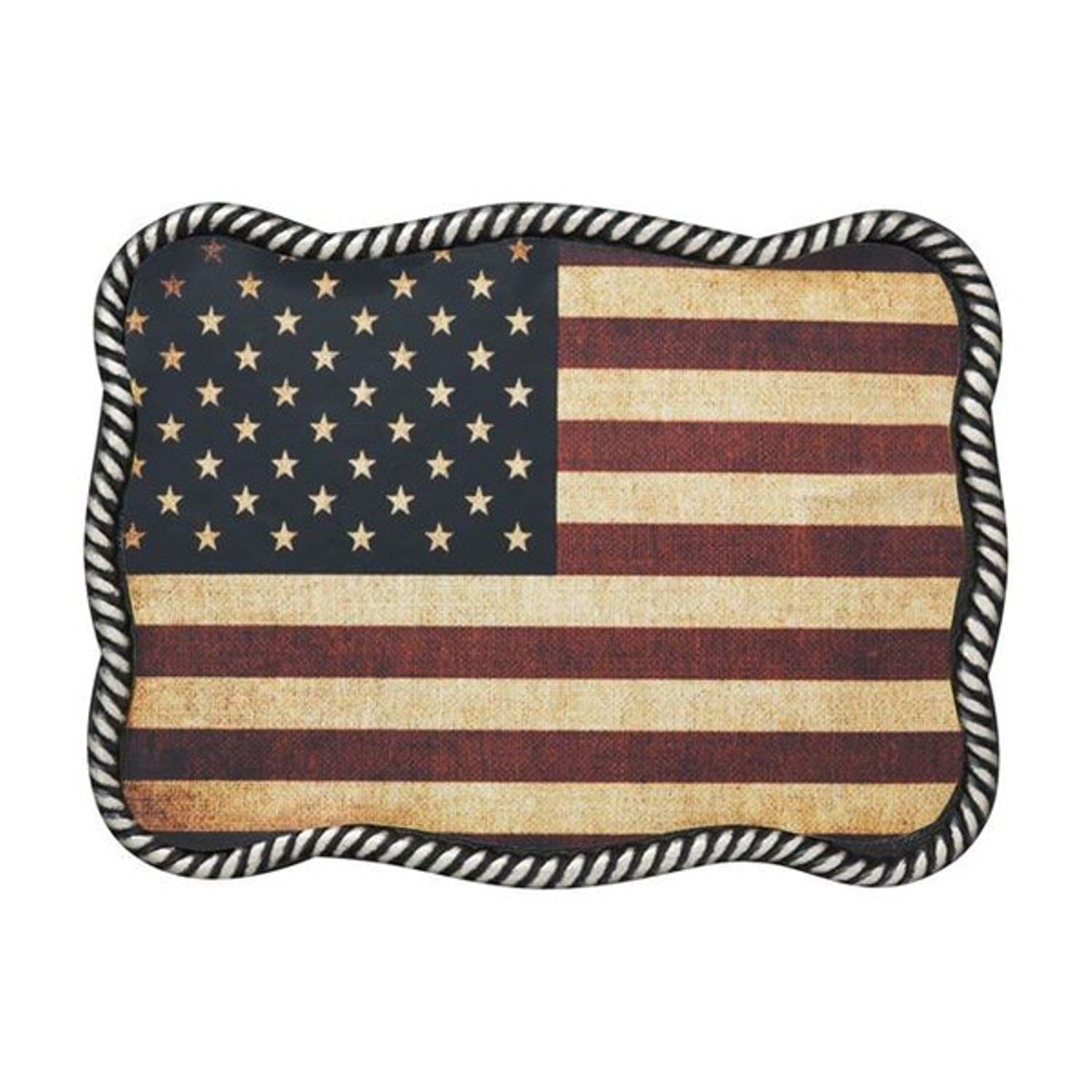 America Flag Belt Buckle - Henderson's Western Store