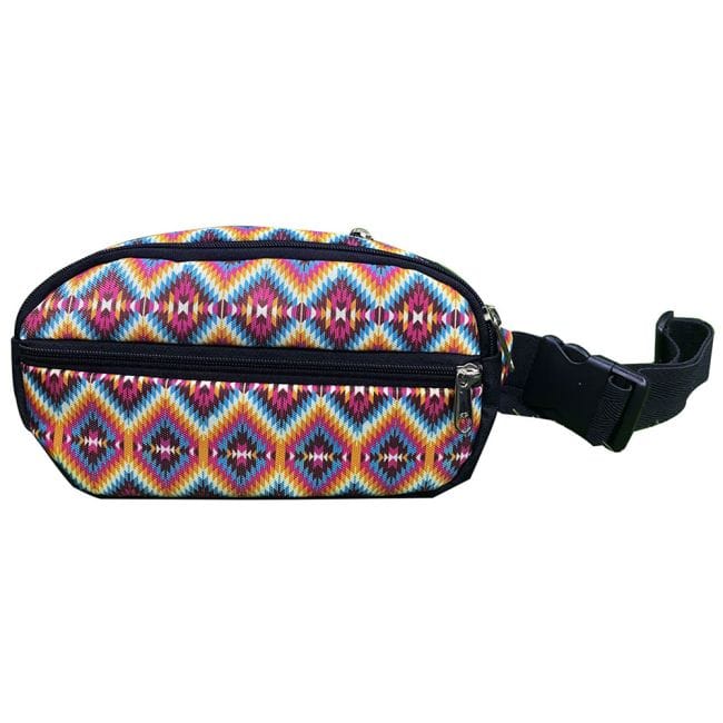 Hip Pack (Fanny Pack) Bag ~ Pink Aztec - Henderson's Western Store