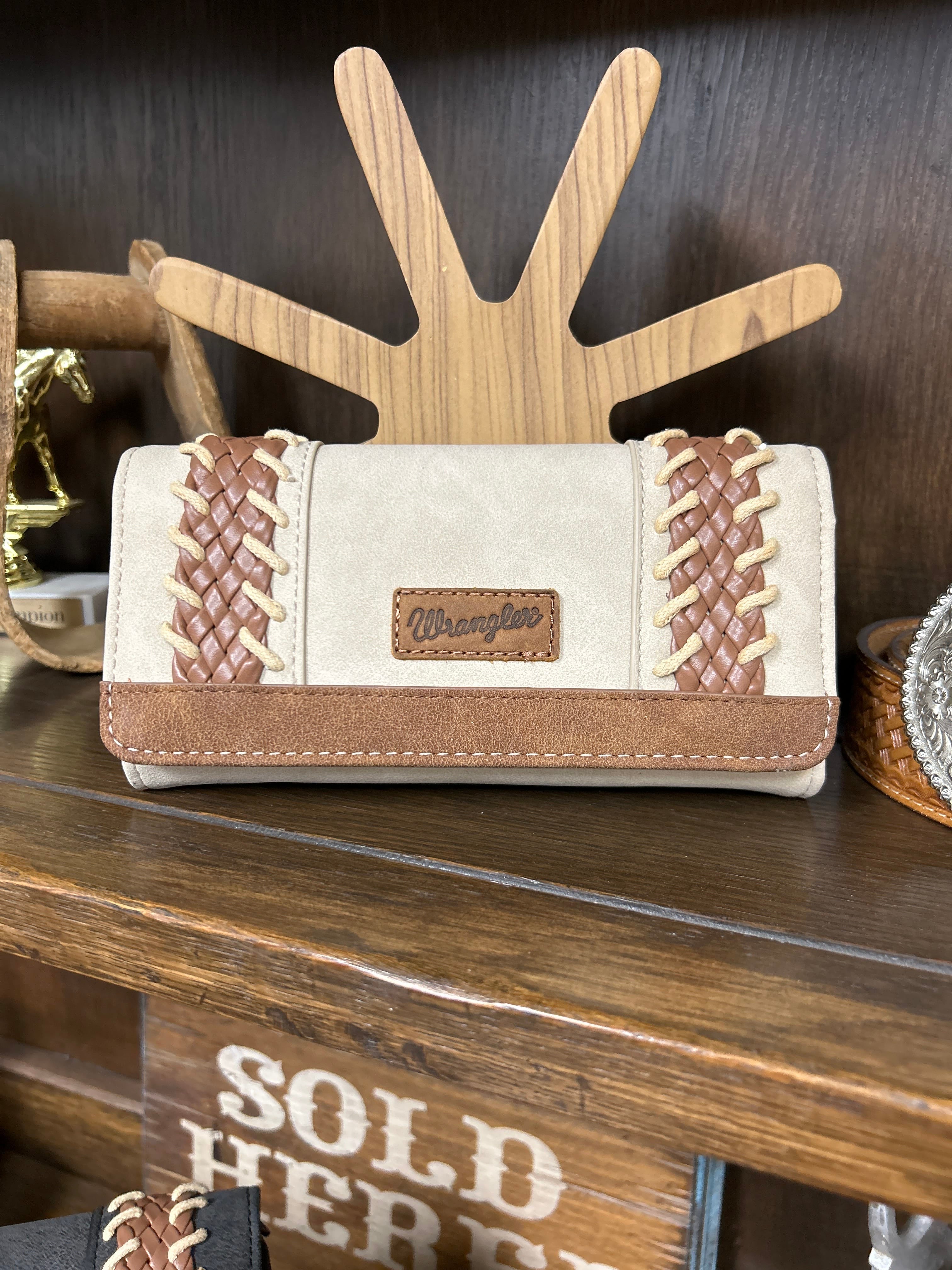 Wrangler Whipstitch Wallet/Wristlet/Crossbody - Henderson's Western Store