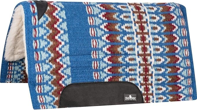 Sensorflex Wool Felt Pad ~ Ultramarine Blue & Plume Blue - Henderson's Western Store